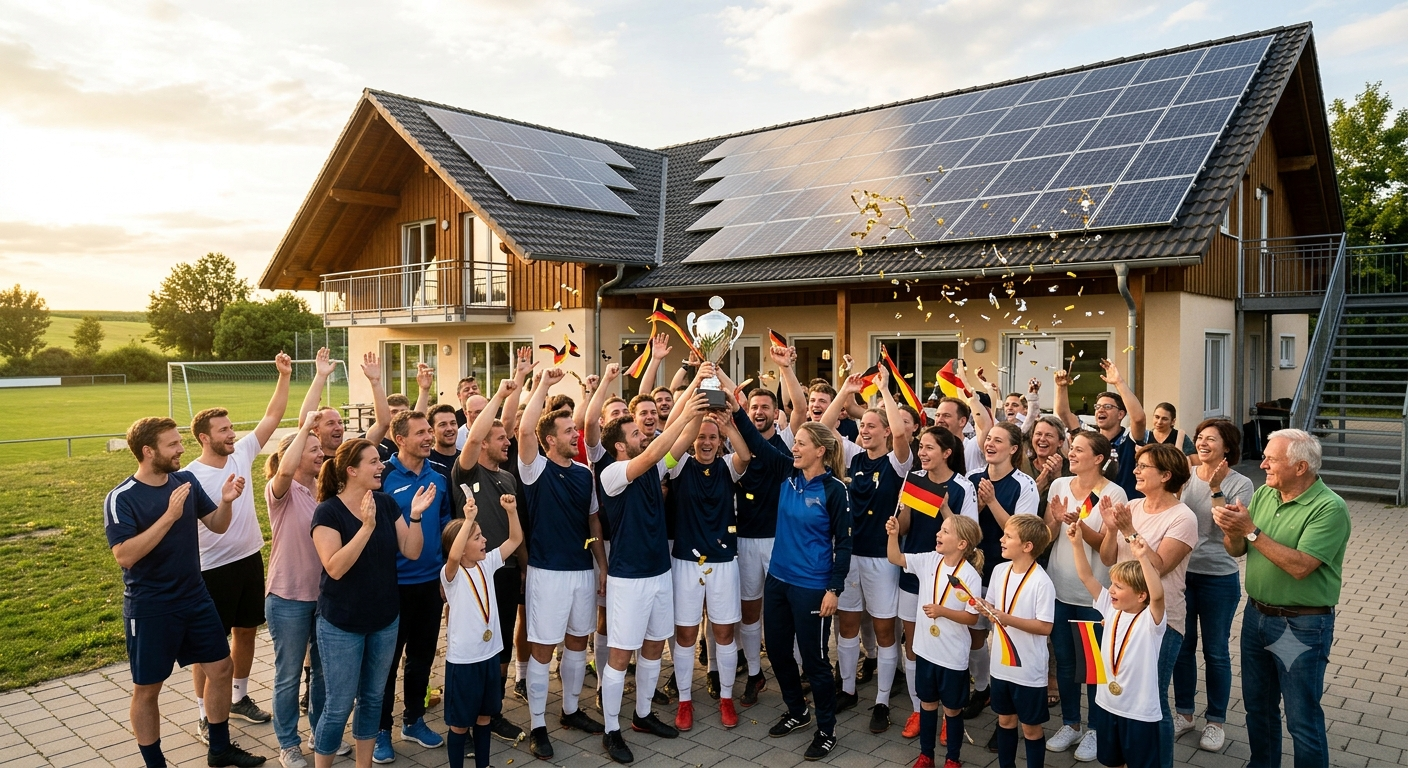 Jugendmannschaft eines Fußballvereins